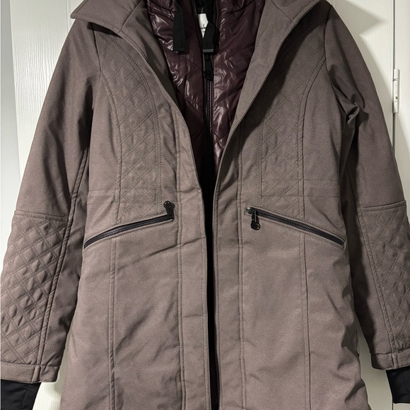 Nicole Miller Jackets & Blazers - Nicole Miller Women's Quilted Brown Ski Jacket